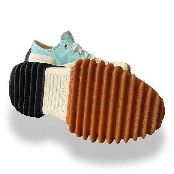 Converse Run Star Motion Womens Low Platform Dew Black Egret Shoes size 7.5 New - Picture 7 of 9